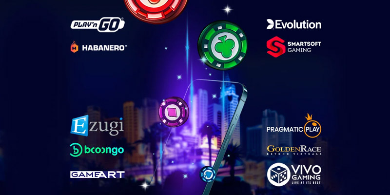 Live Casino 2 Nhà cái kết hợp với rất nhiều đơn vị phát hàng game casino trực tuyến